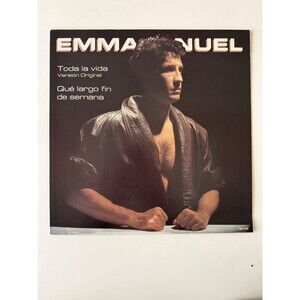 Emmanuel Toda La Vida  Fin De Semana 12" Vinyl Import Mexico RCA TEC 164 VG+